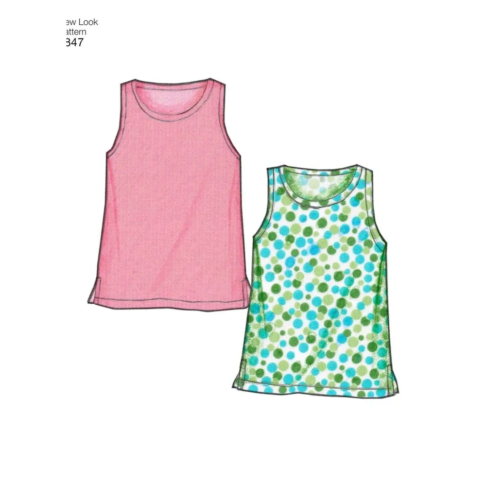 New Look Sewing Pattern‎ 6847 Child Unisex Pajamas Robe Size 3-8
